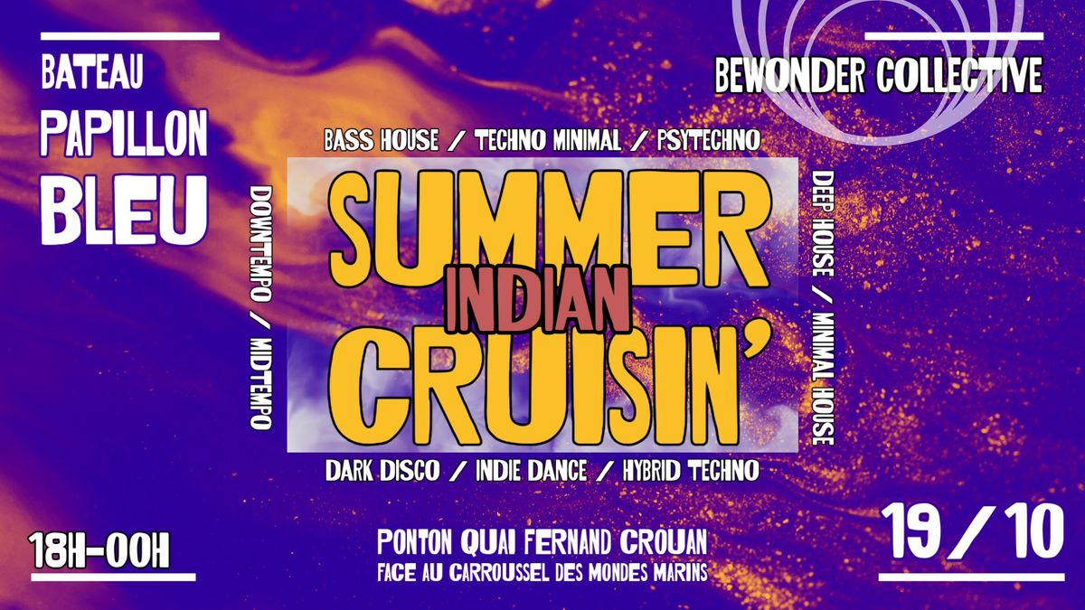 CLOSING SUMMER CRUISIN' by Rave Boat, Sales Sisters & BEWONDER @ Bateau Papillon Bleu 