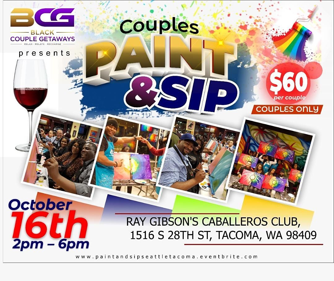 BLACK COUPLE GETAWAYS PAINT & SIP CHARLOTTE!