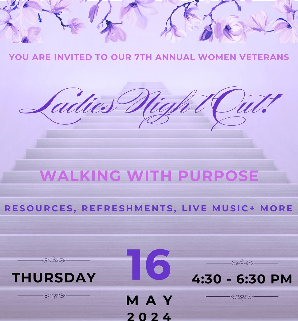 Women Veterans' Ladies Night Out Event