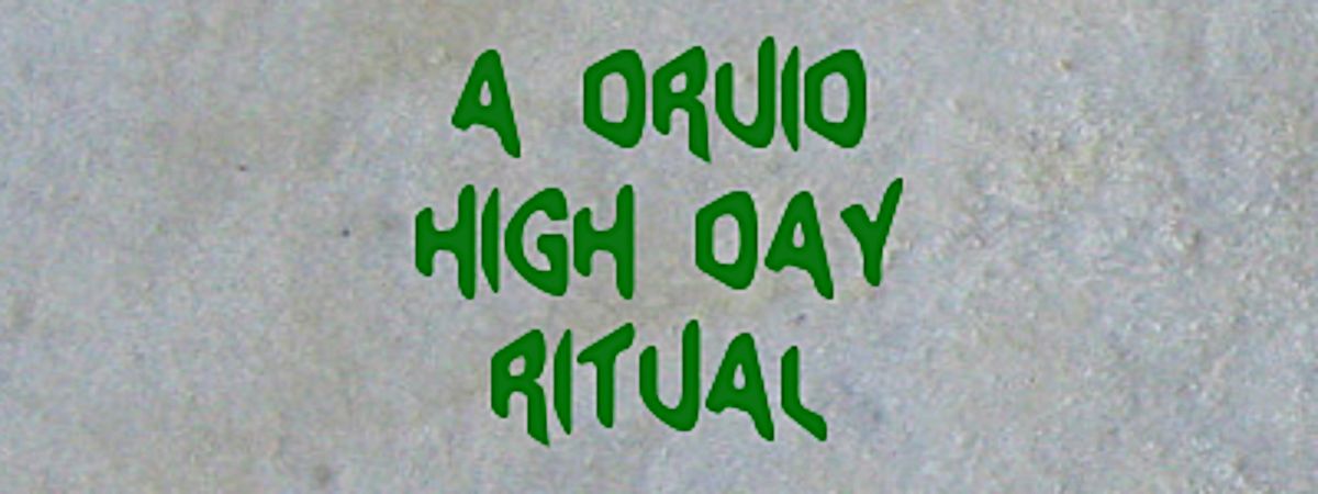 A Druid High Day Ritual (in person)