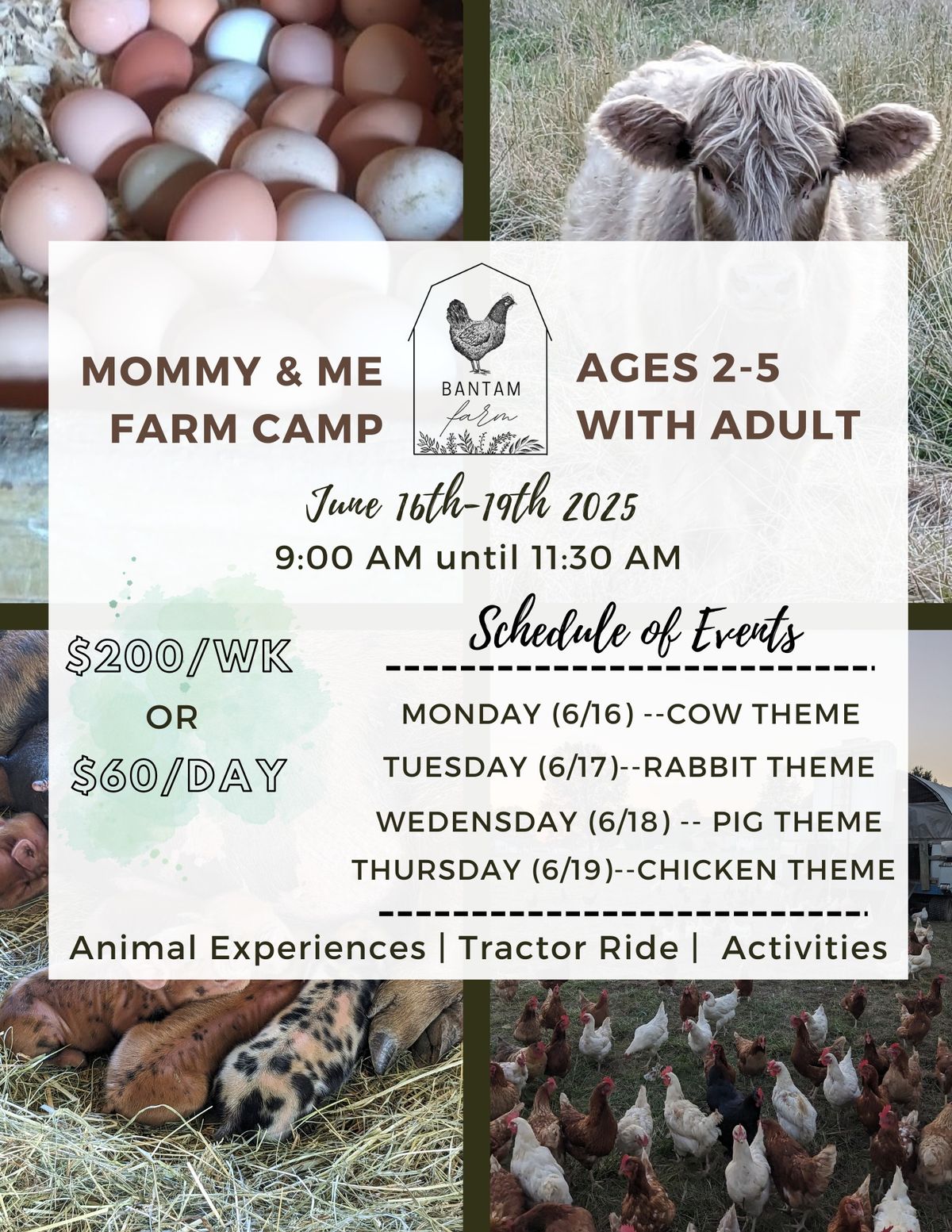 Mommy & Me Farm Camp 2025