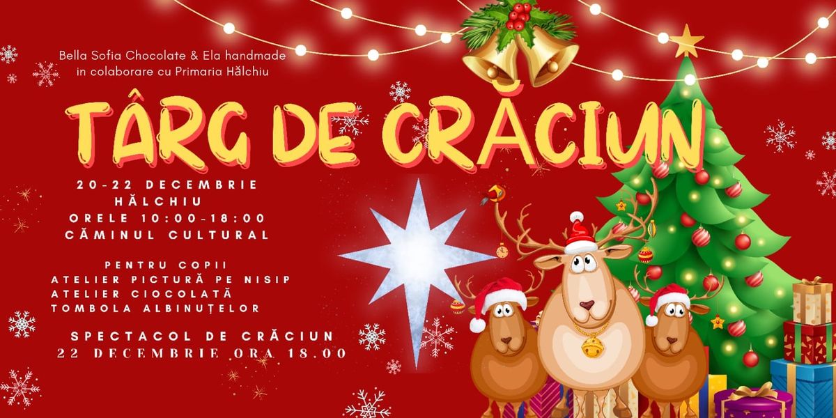 T\u00e2rg de Cr\u0103ciun, Prima Edi\u021bie, 20-22 decembrie, C\u0103minul Cultural H\u0103lchiu 