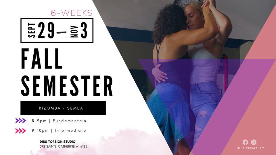 6-Weeks Fall Kizomba Semba Semester