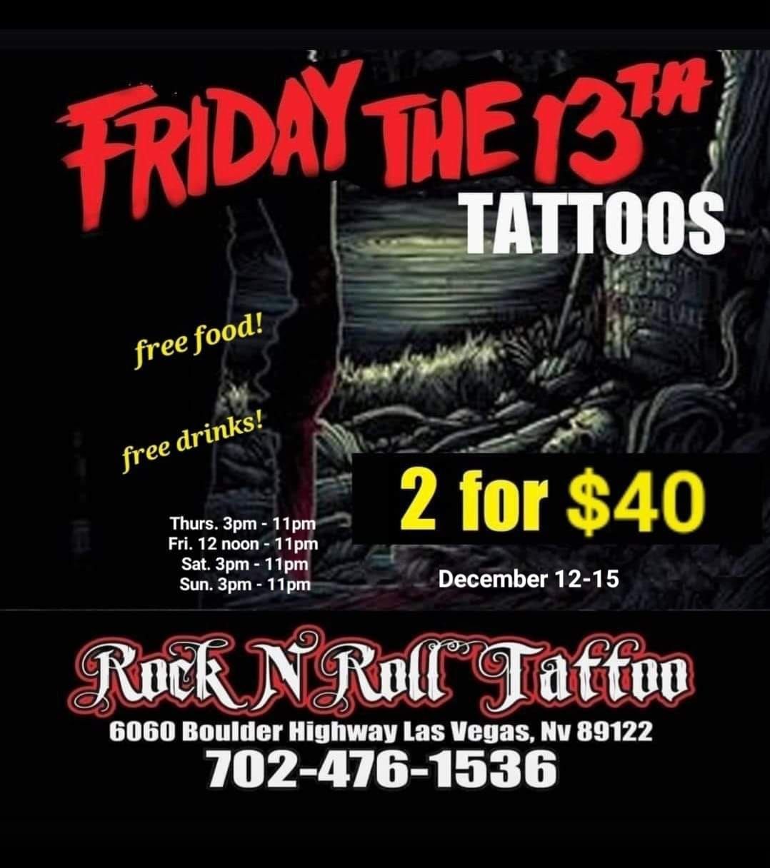 Friday 13th tattoos