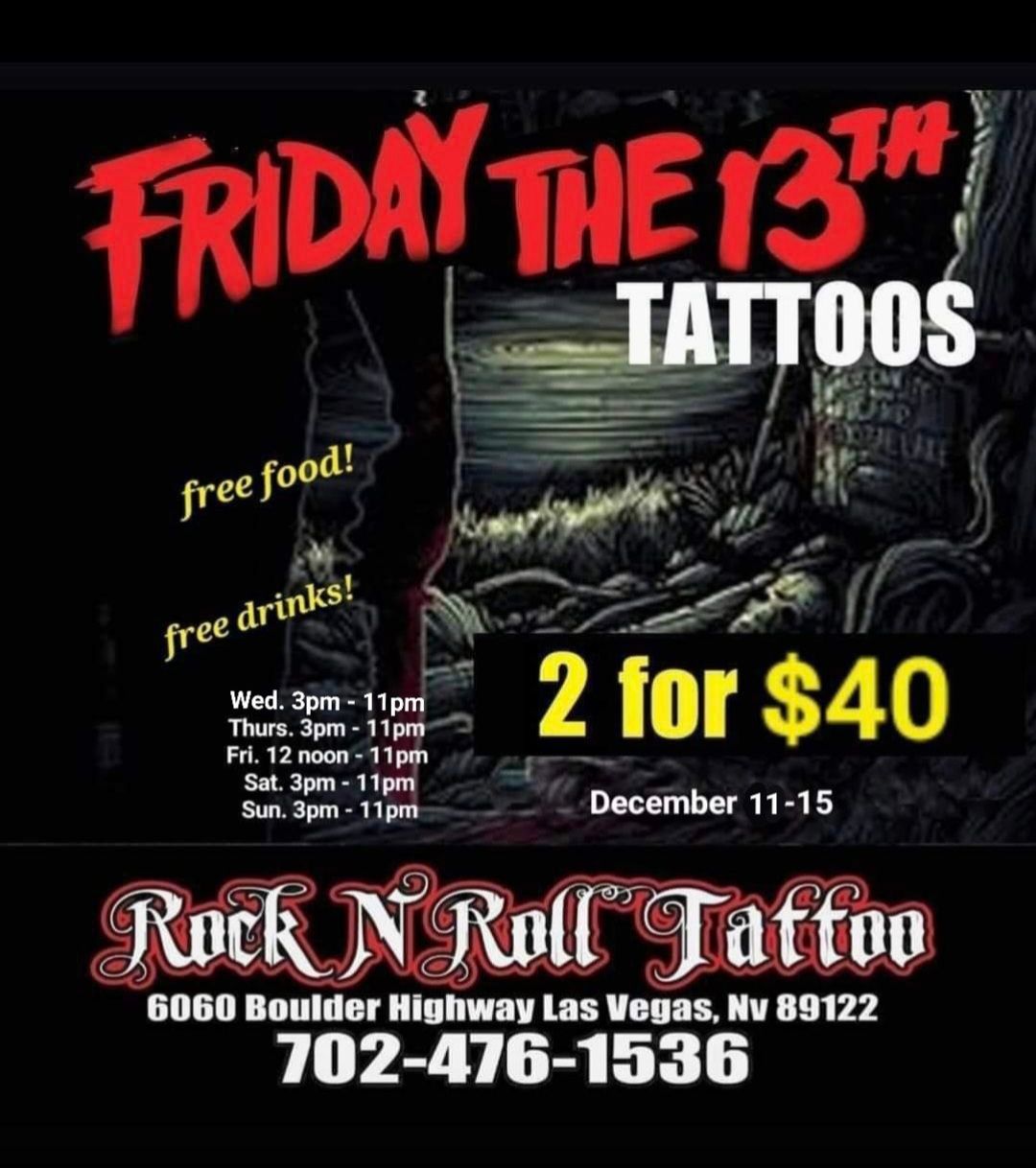 Friday 13th tattoos