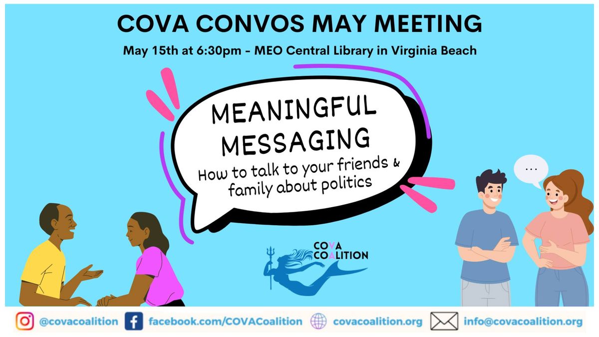 COVA Convos May Meeting