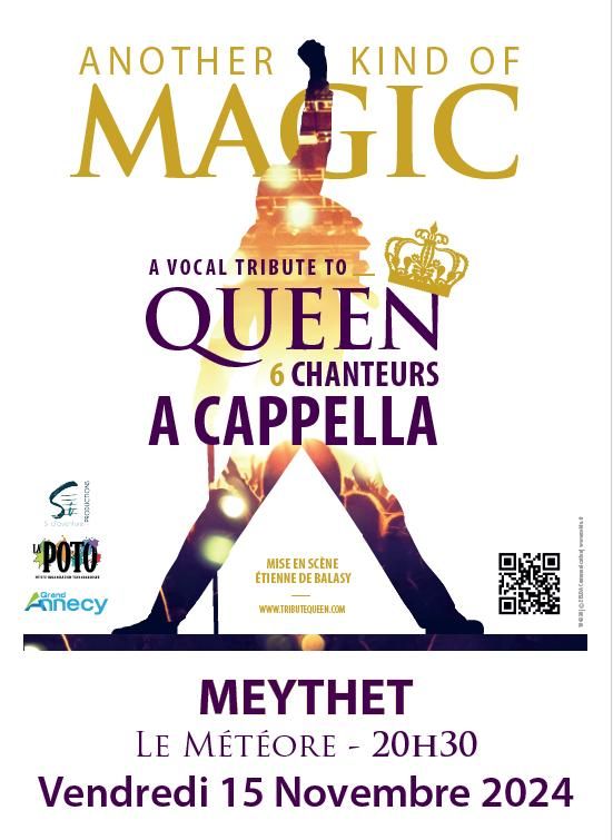 Another Kind of Magic, a vocal tribute to Queen - Le M\u00e9t\u00e9ore \u00e0 Meythet (74) - 15 Novembre 2024