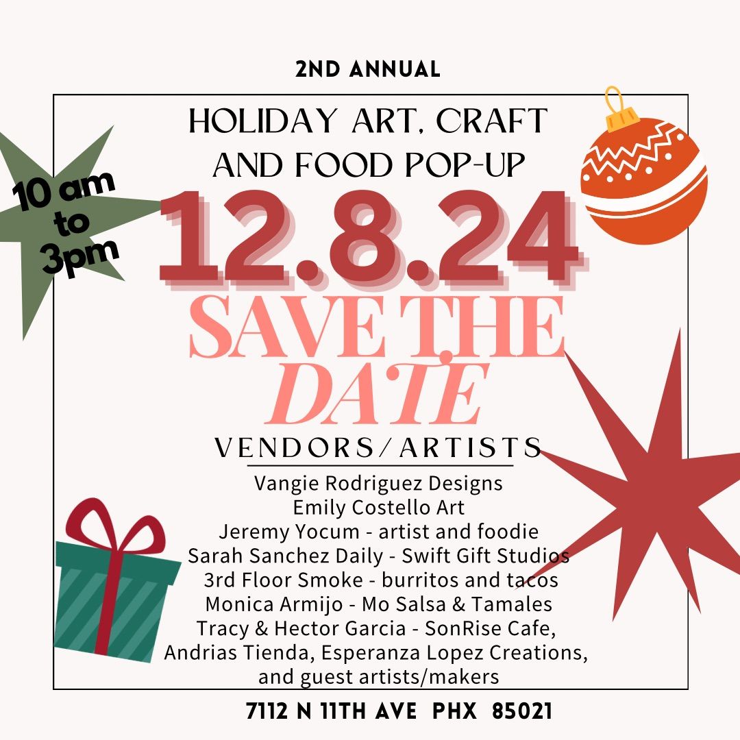 HOLIDAY ART AND FOOD POP-UP