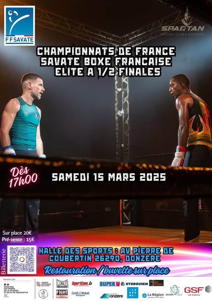 CHAMPIONNATS DE FRANCE SAVATE BOXE FRAN\u00c7AISE