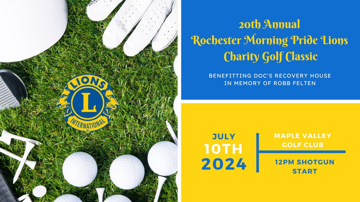20th Annual Rochester Morning Pride Lions Charity Golf Classic