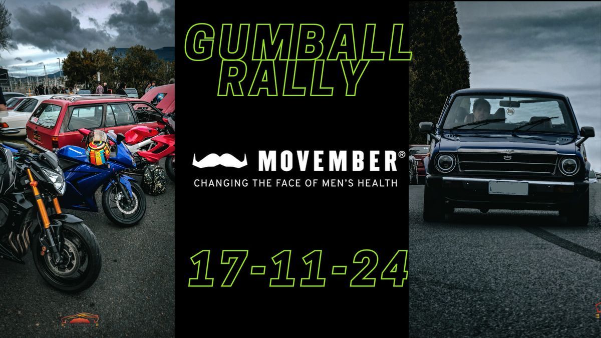 The Gumball rally- SAVE THE DATE