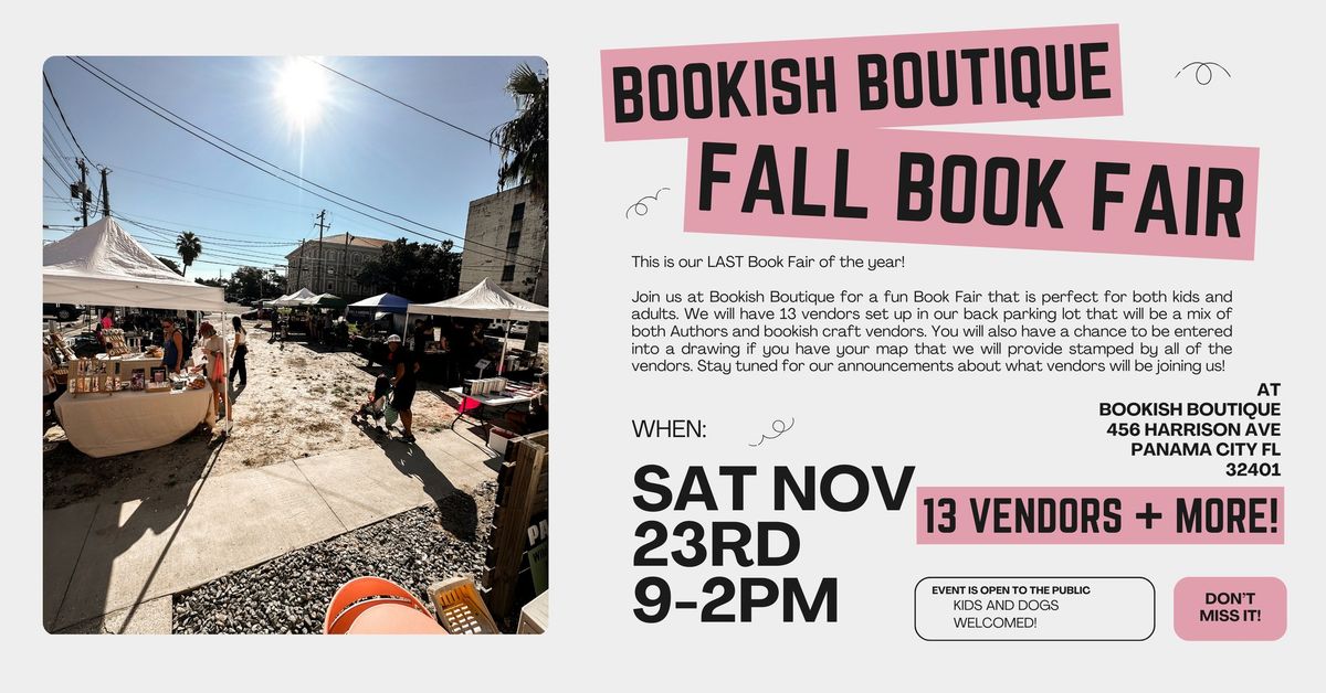 Bookish Boutique Book Fair!