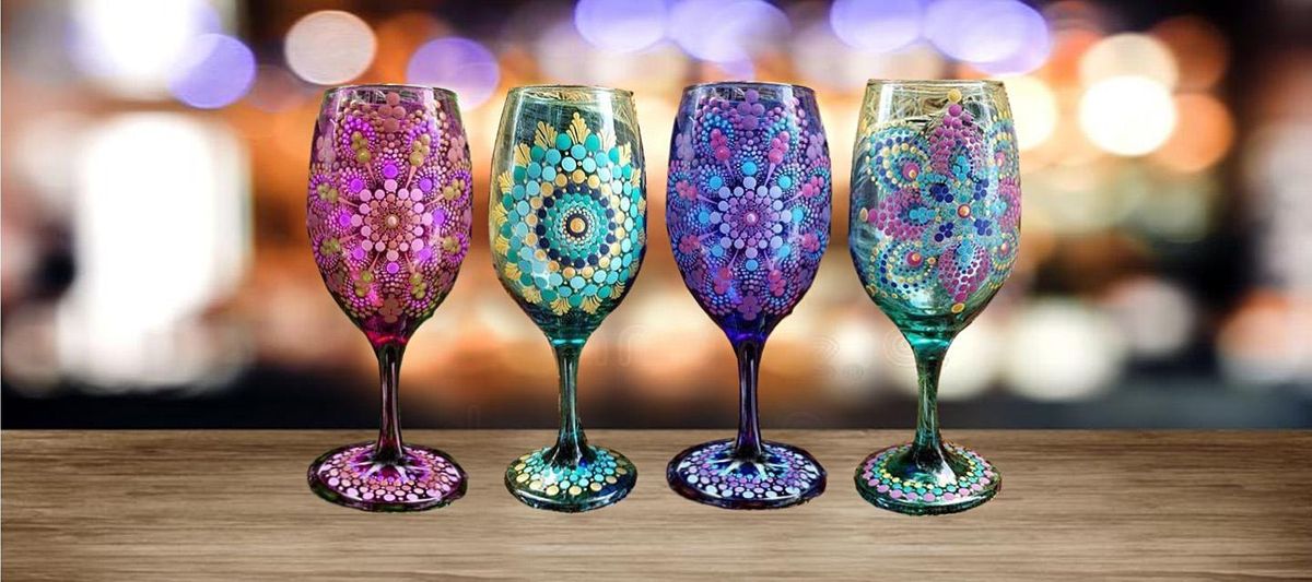 Mandala Wine Glasses