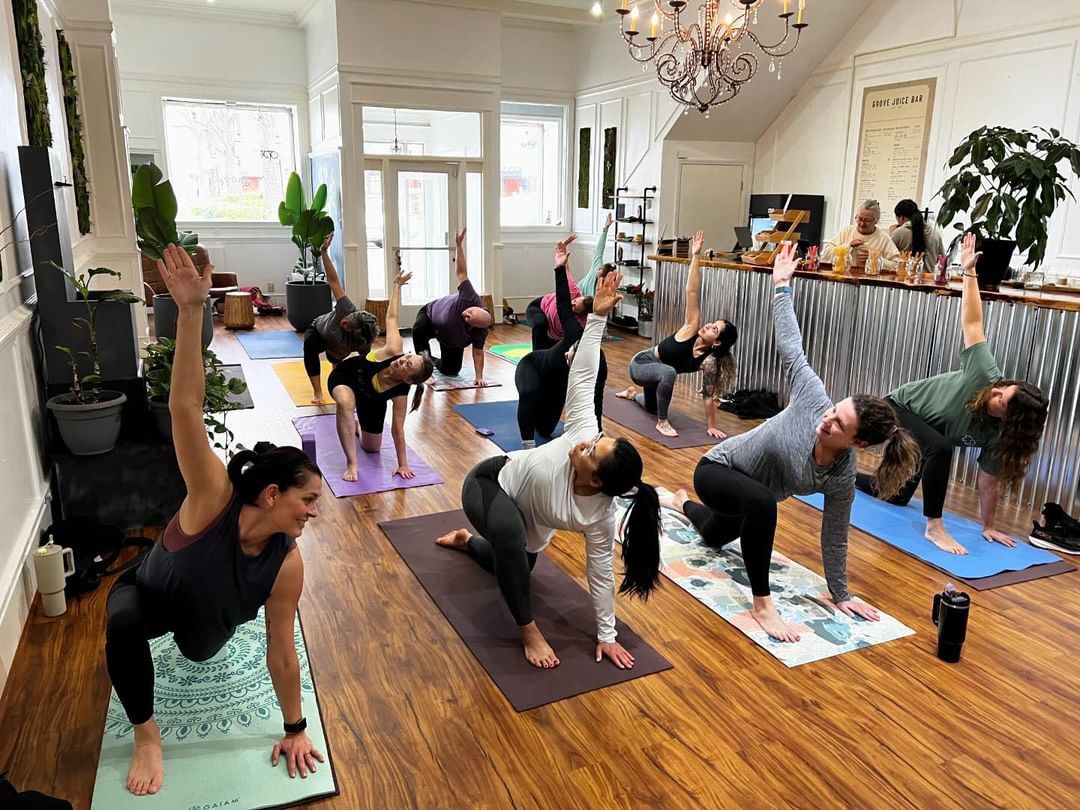 Free Yoga at the Grove Juice Bar