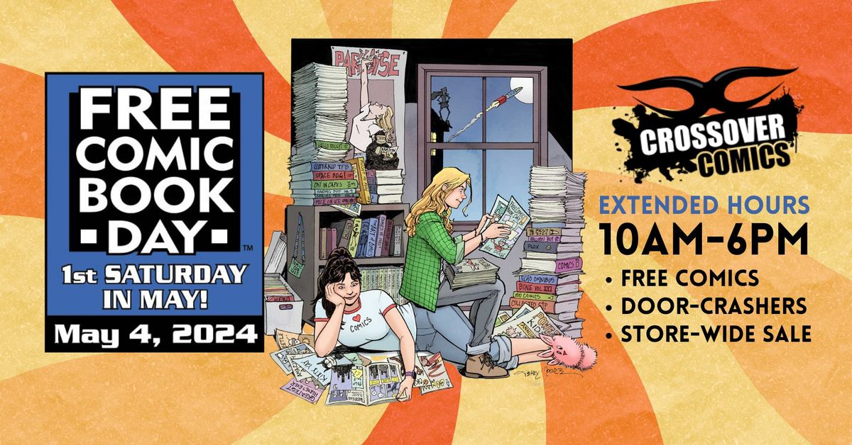 Free Comic Book Day 2024 at Crossover Comics!