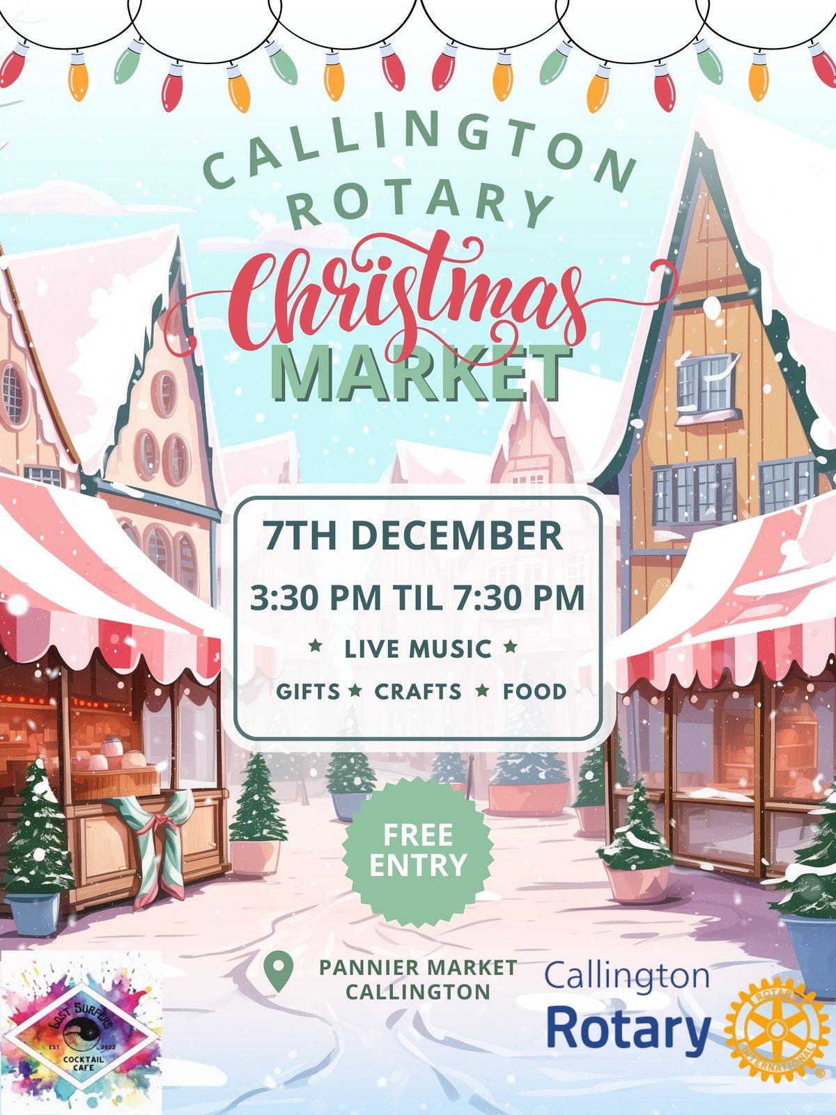 Callington Rotary Christmas Fair - Pannier Market