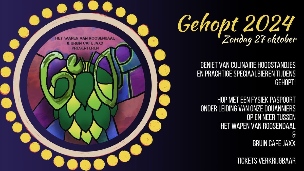 Gehopt 2024! Een culinaire wereldreis