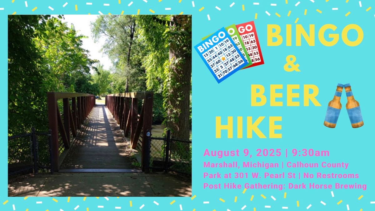 August Chapter Group Hike: Bingo & Beer - "A way to meet new friends"