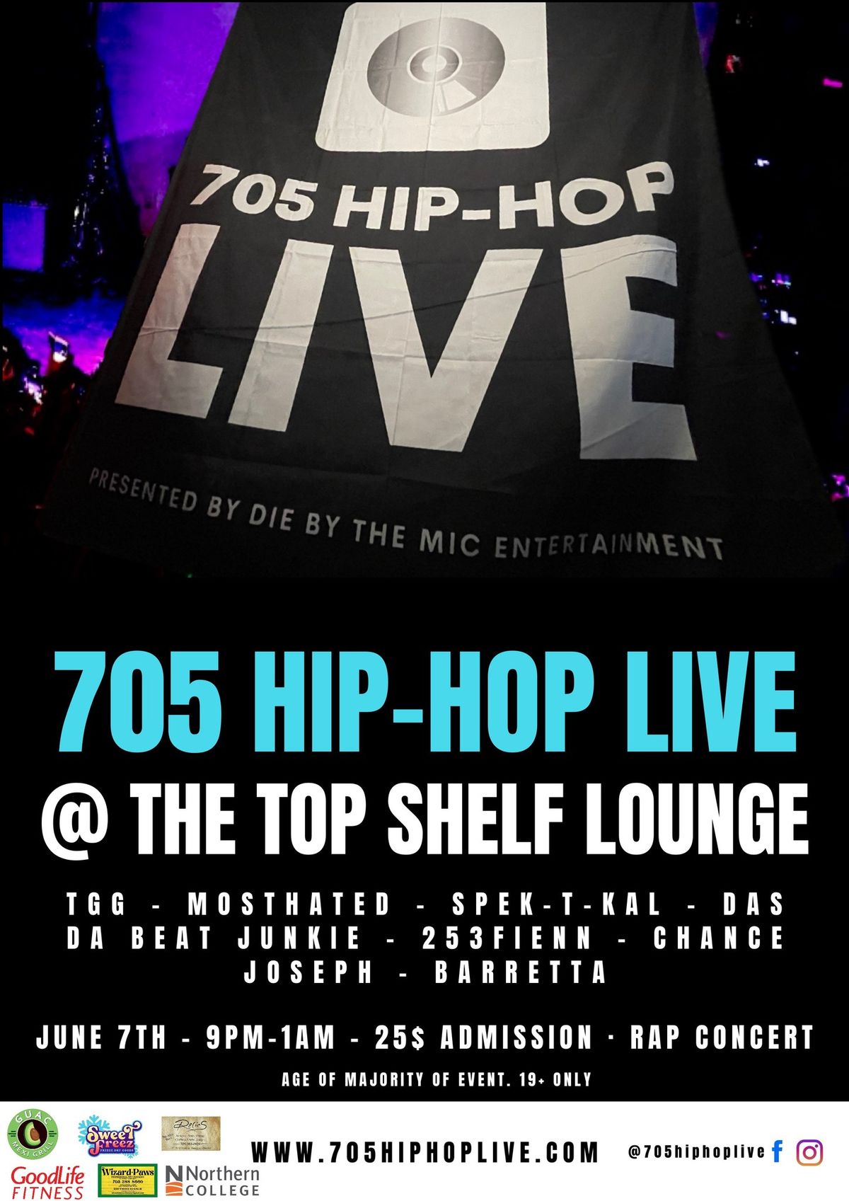 705 Hip-Hop Live @ the Top Shelf Lounge