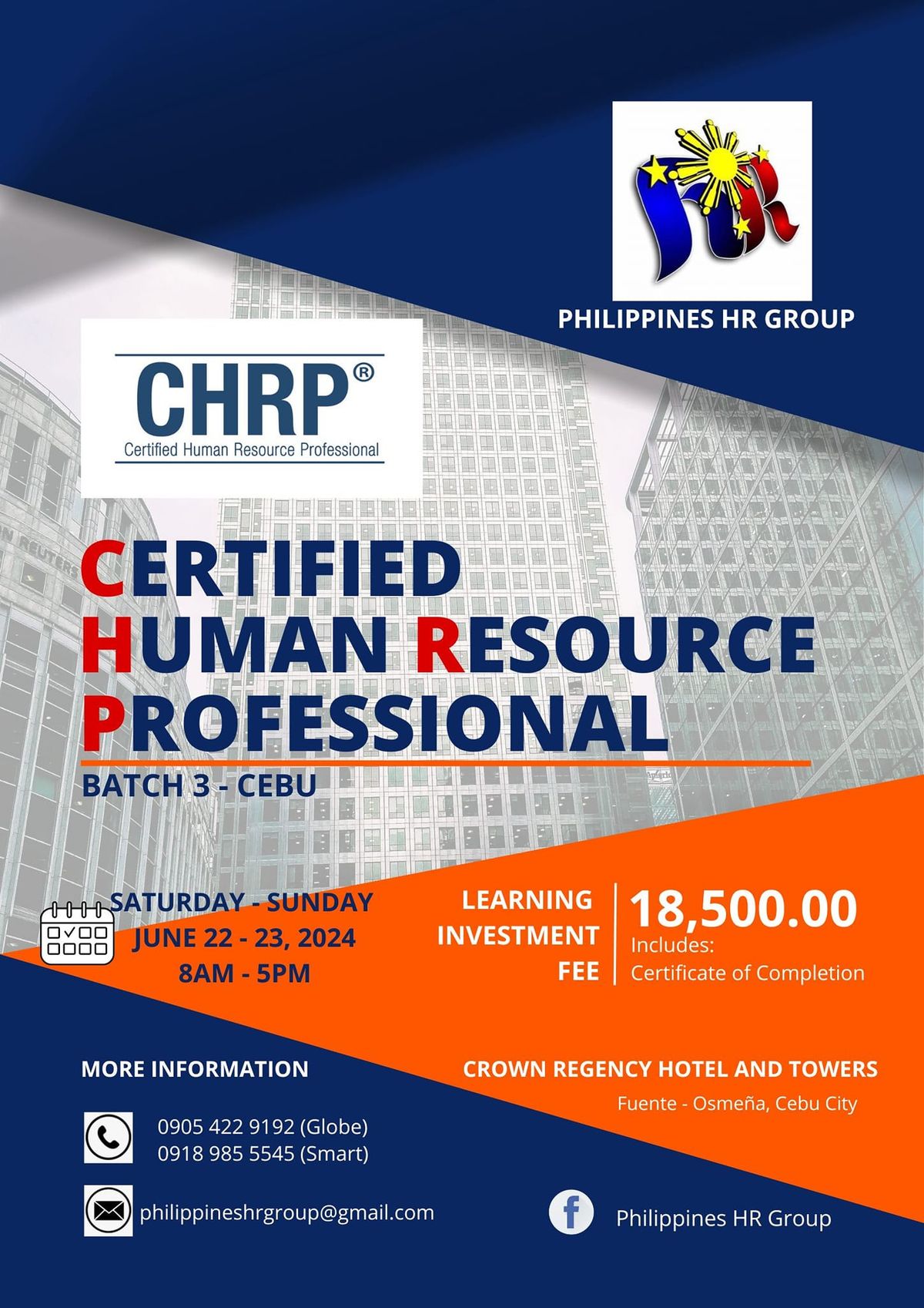 CHRP Certification Program - Batch 3 CEBU