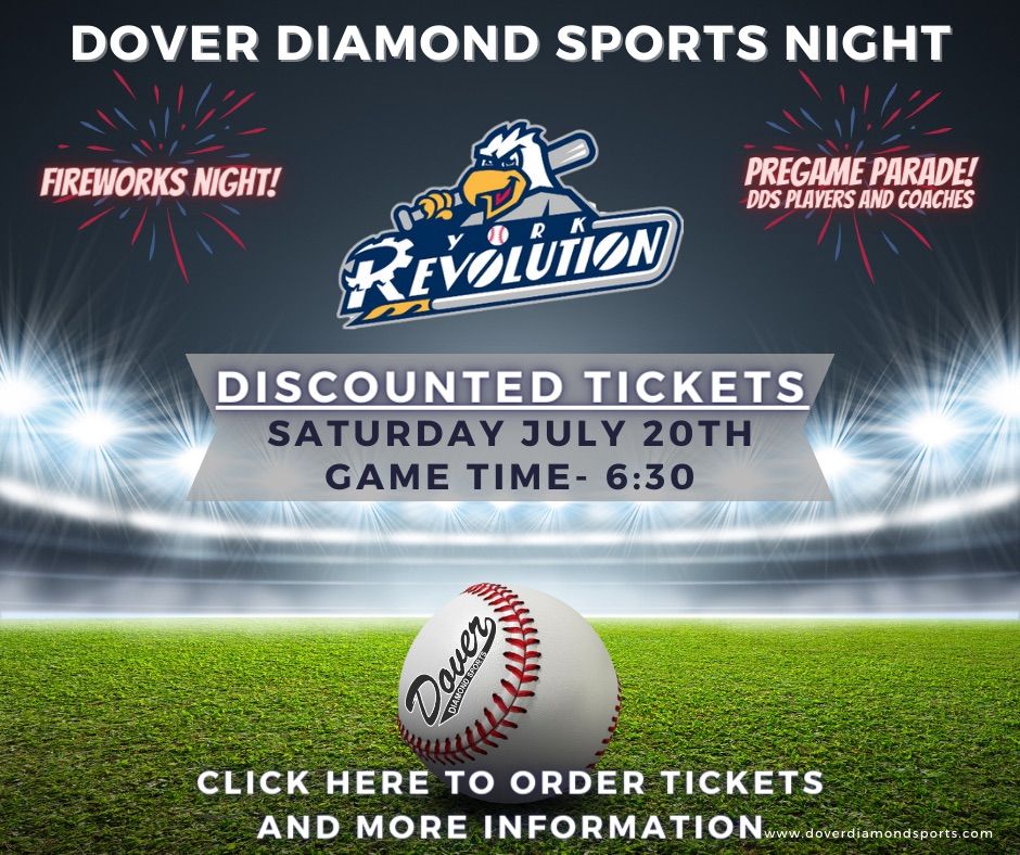 Dover Diamond Sports Night at York Revolution