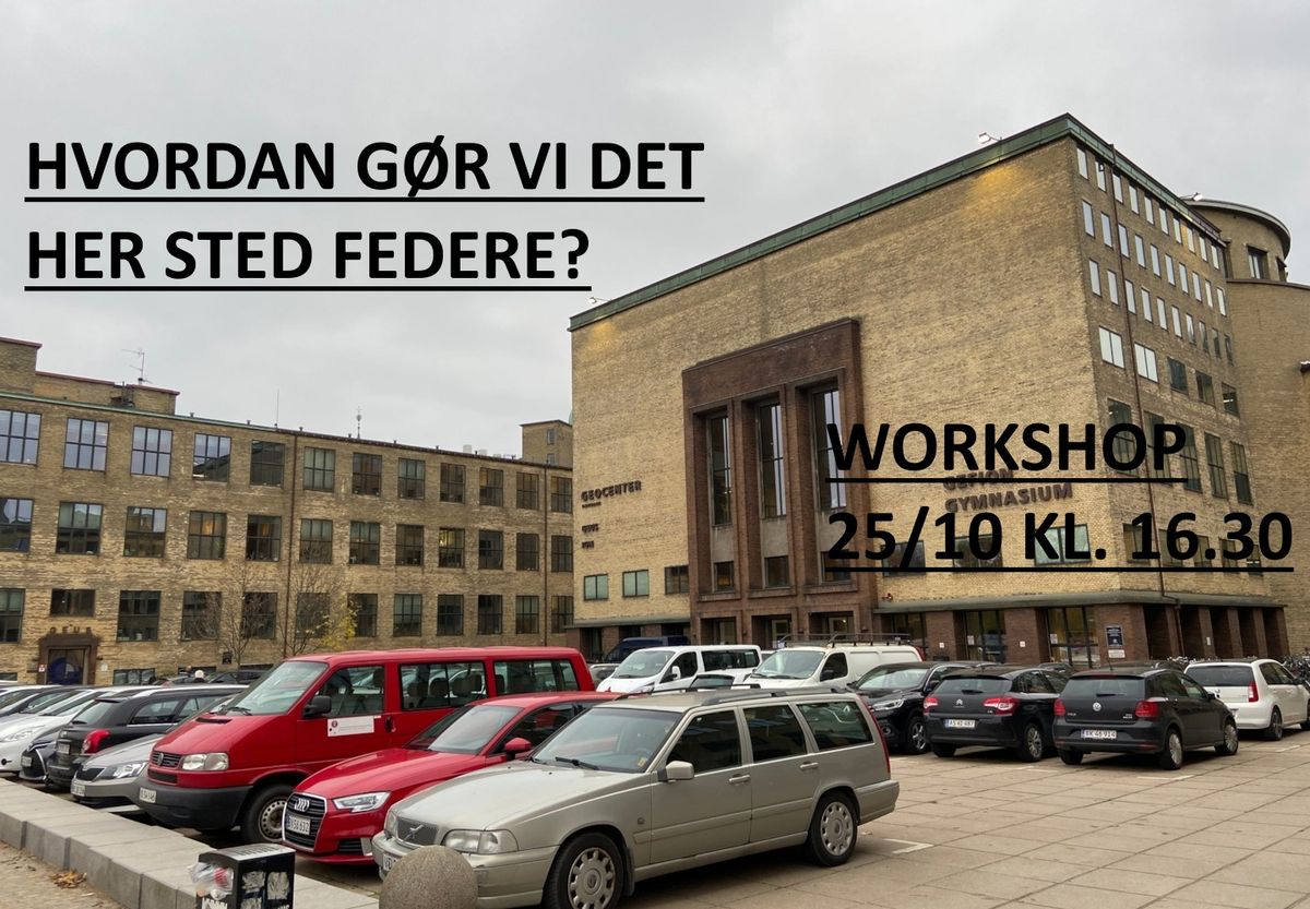 Workshop om studiemilj\u00f8 med Geofagr\u00e5det og gratis pizza!