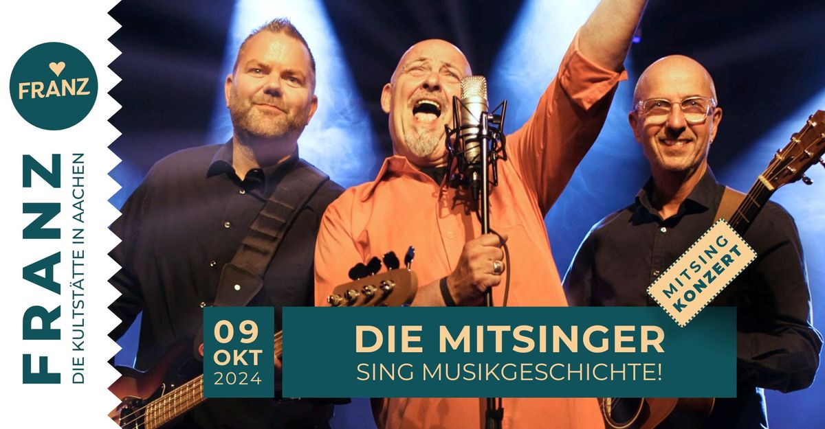 DIE MITSINGER - \u201eSING MUSIKGESCHICHTE!\u201c - KONZERT ZUM MITSINGEN