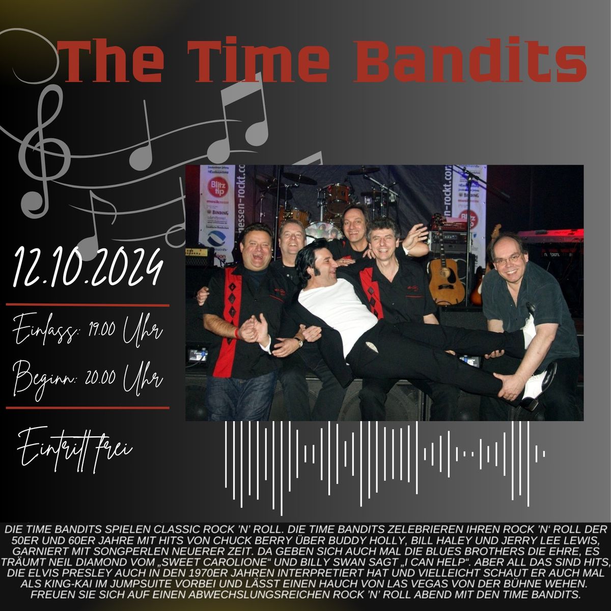 The Time Bandits im Schlosskeller