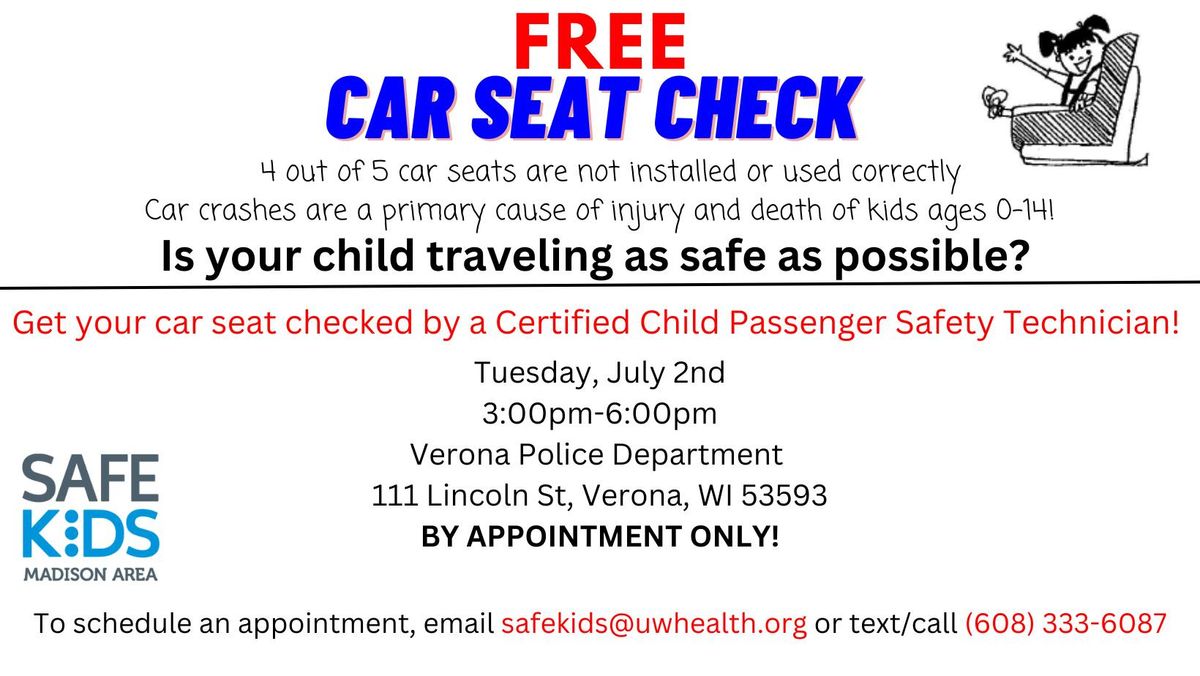 Free Car Seat Check Event 