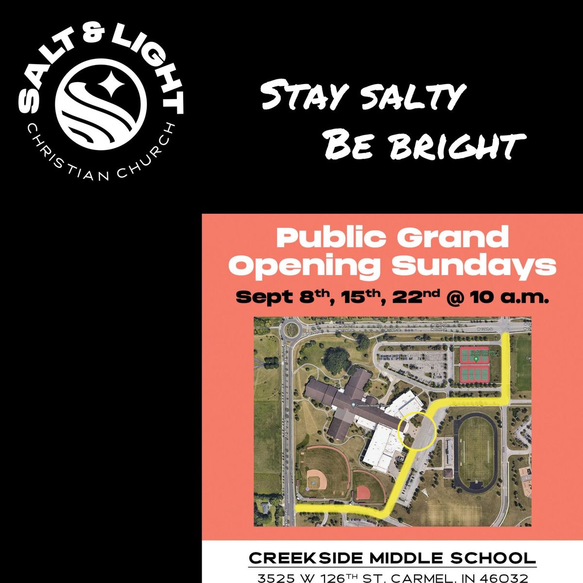 Salt & Light Public Grand Opening Sunday!!