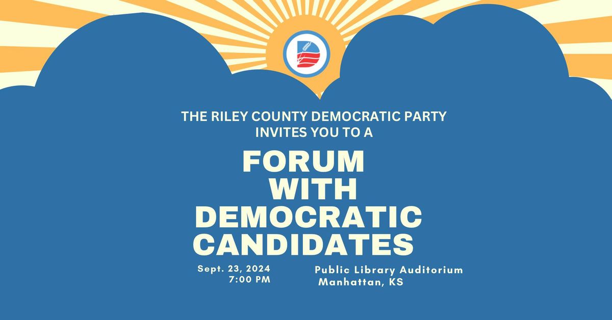 Forum with Democratic Candidates