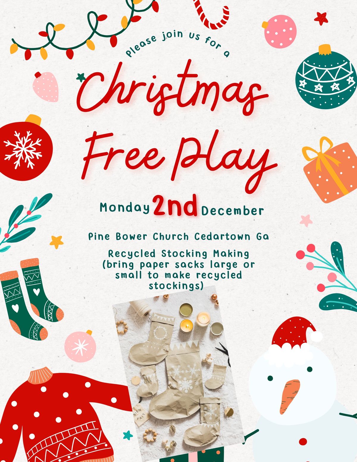 Homeschool Free Play December 