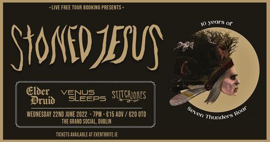 Stoned Jesus live at Drop Dead Twice Dublin 22\/6\/21