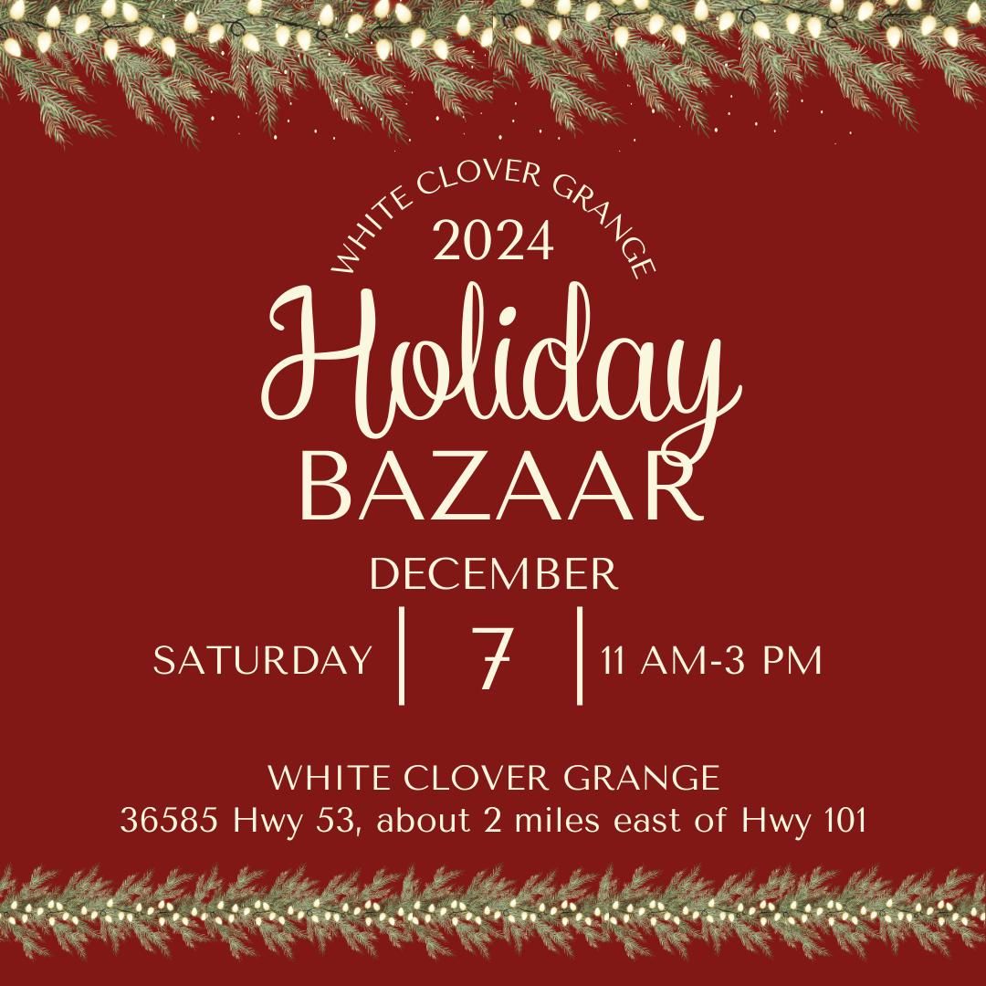 White Clover Grange Holiday Bazaar