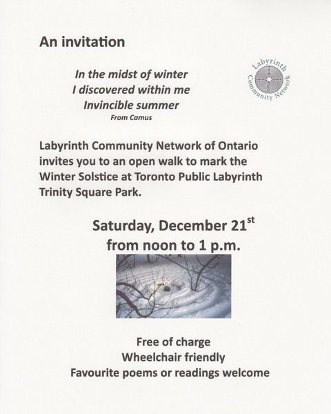 Winter Solstice Celebration