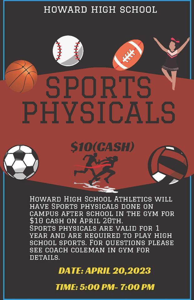 2023-2024 Sports Physicals