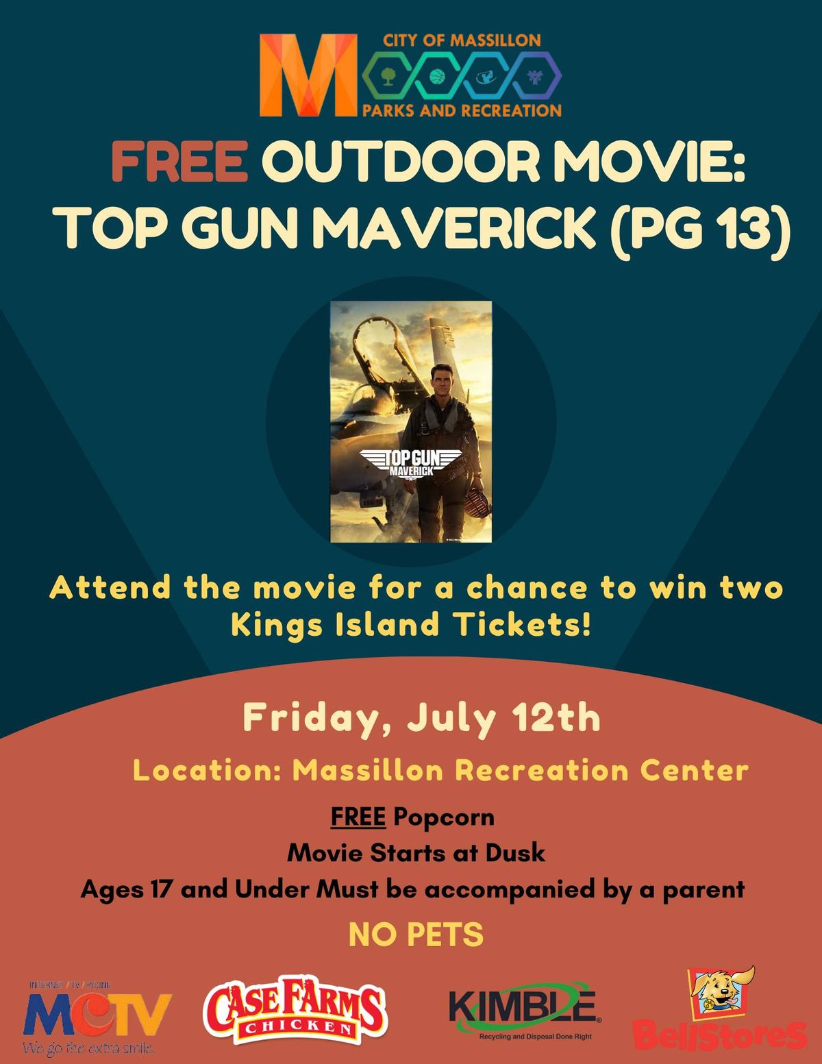 Free Outdoor Movie: Top Gun Maverick (PG-13)