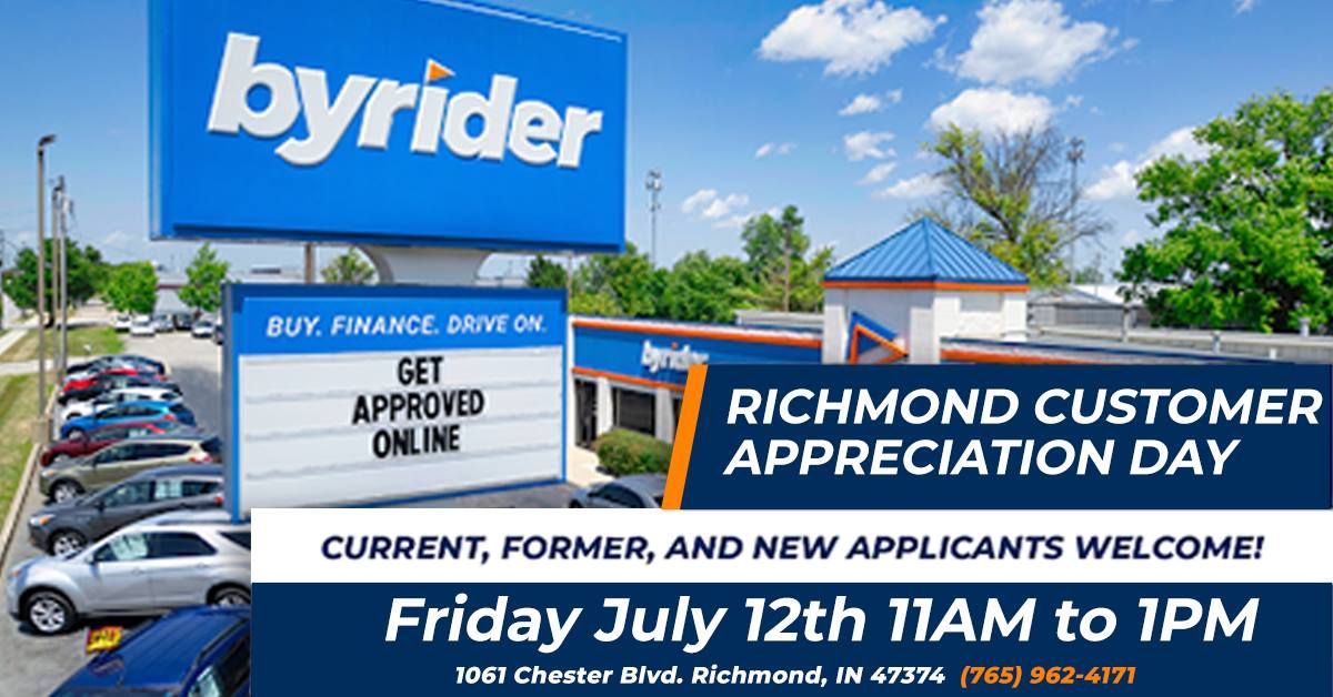 Byrider Richmond Customer Appreciation Day