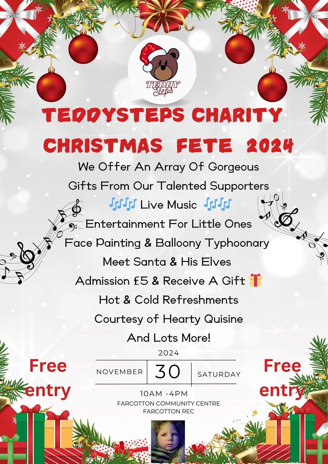 Teddysteps Charity Christmas Fete 2024