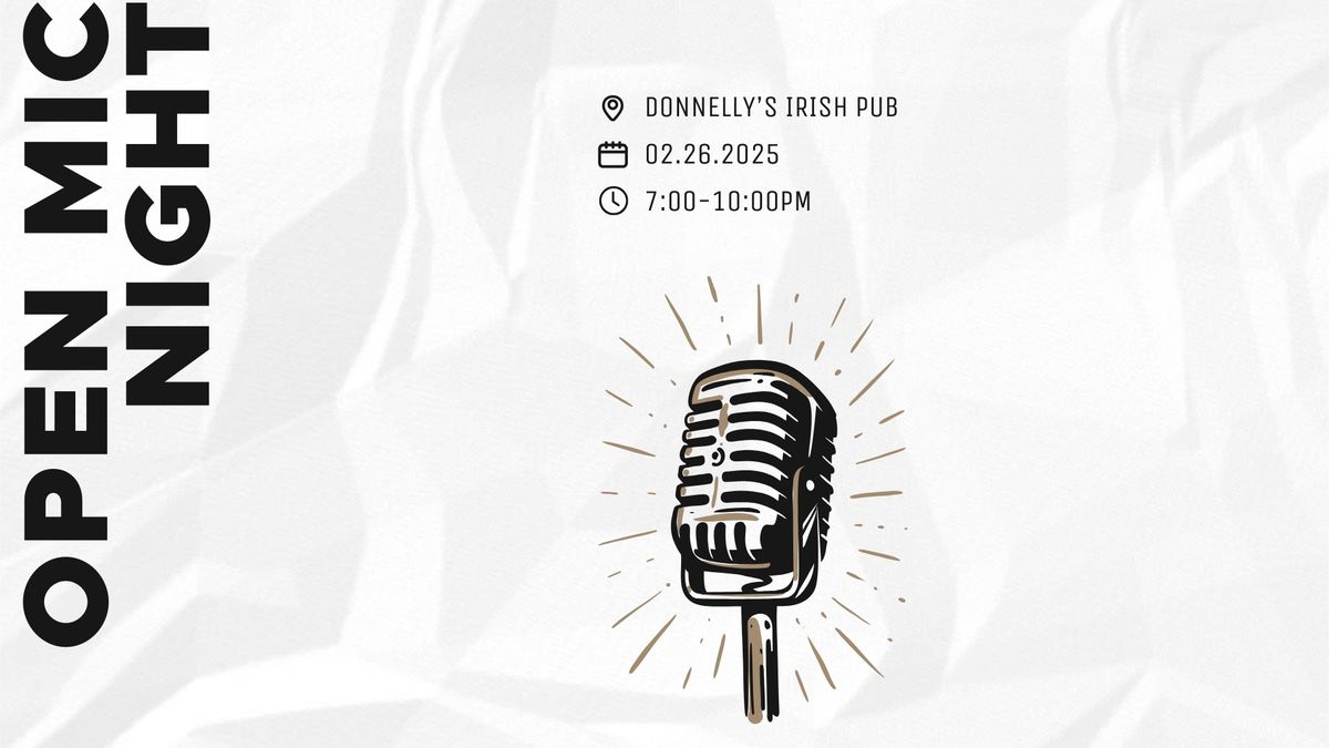 Donnelly's January Open Mic Night 