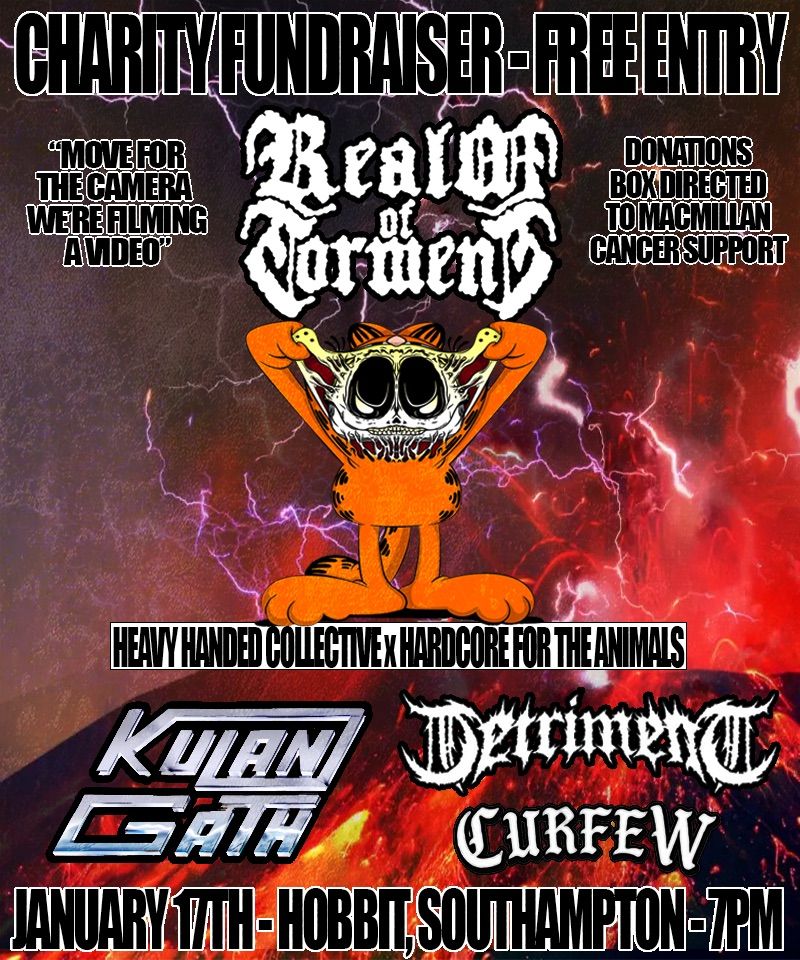 REALM OF TORMENT @The Hobbit w\/ Detriment + Kulan Gath + Curfew (FREE ENTRY)