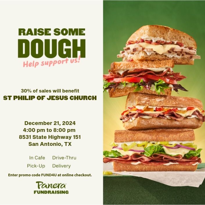 St. Philip of Jesus Fundraising Night at Panera