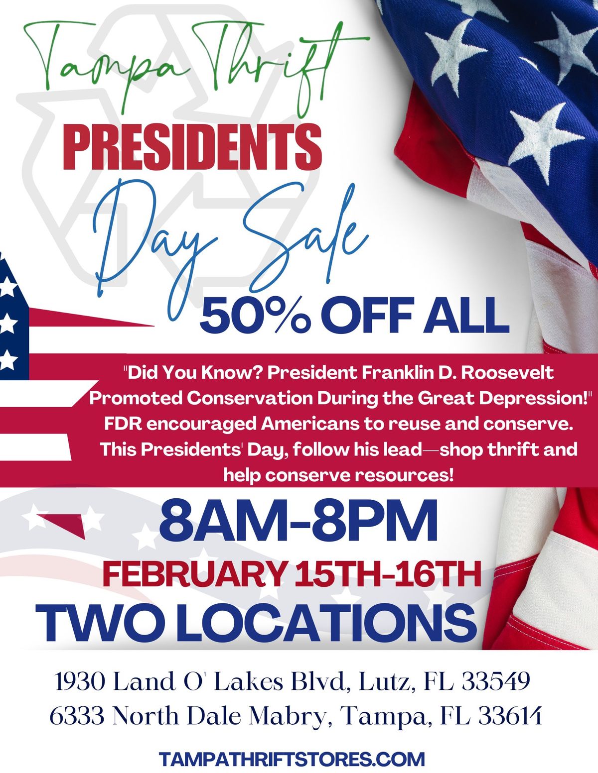 Presidents Day Sale!