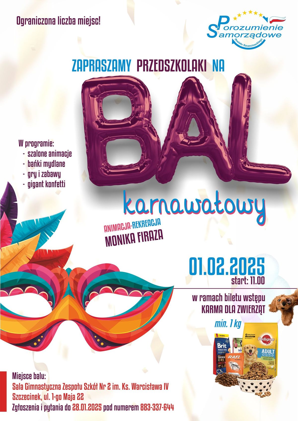 Bal Karnawa\u0142owy dla Przedszkolak\u00f3w 2025