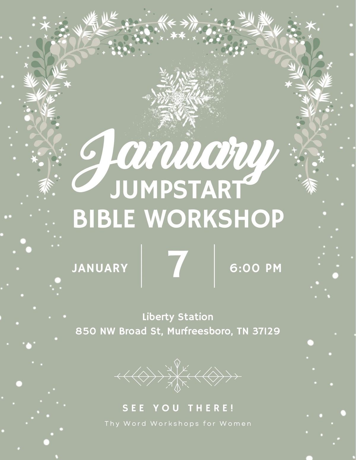 Ladies Bible Workshop 