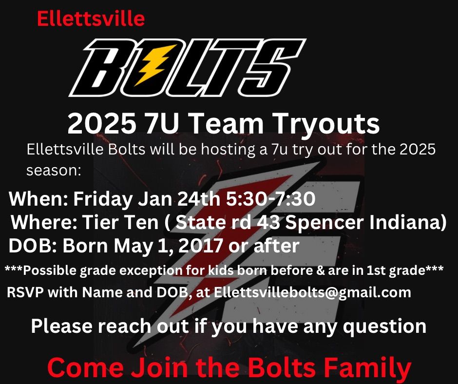 7u Tryout Information