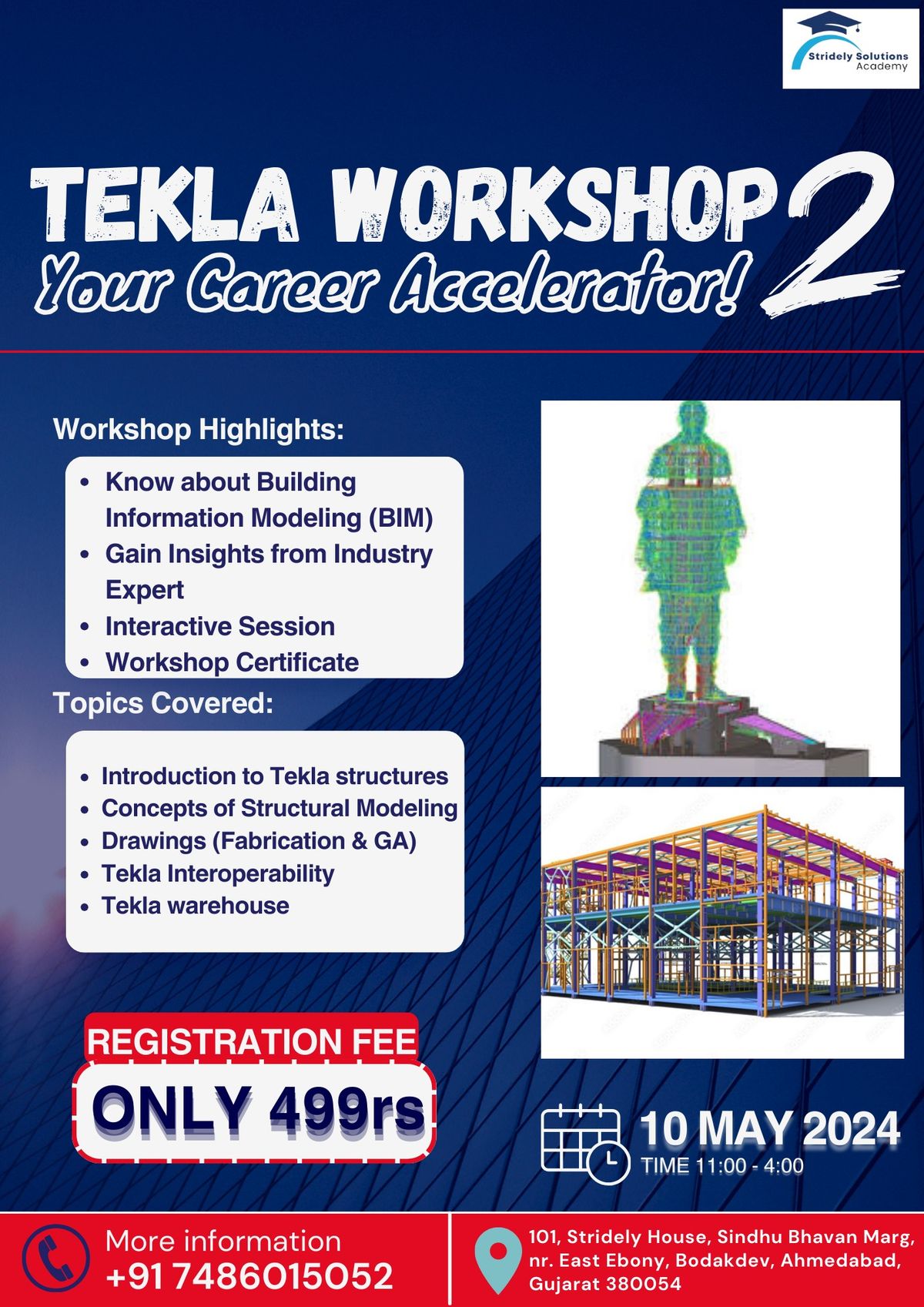 Tekla Structures Workshop - Stridely Solutions Academy