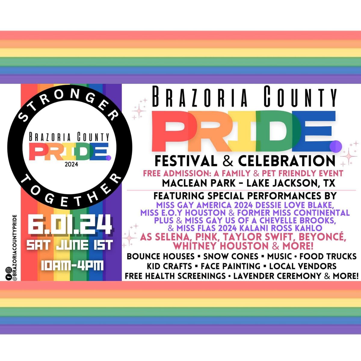 2024 Brazoria County Pride Festival