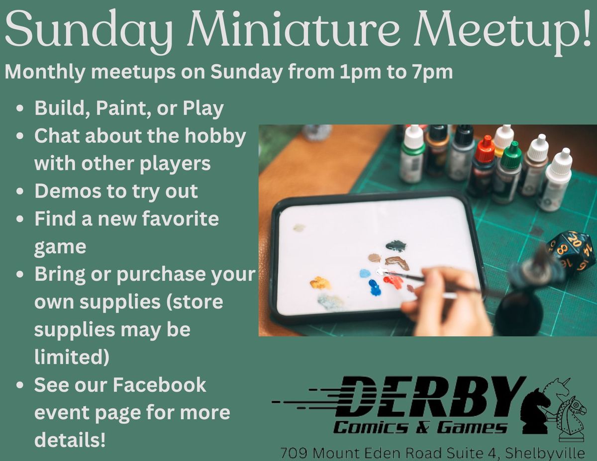 Sunday Miniature Meetup!