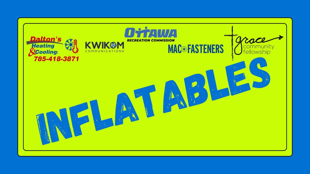 Inflatables at the ORC - Ages 4-11